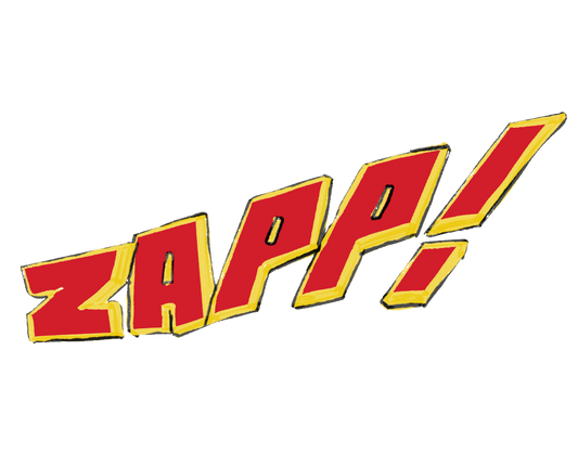 ZAPP! Logo Vinyl Sticker (variant 1)